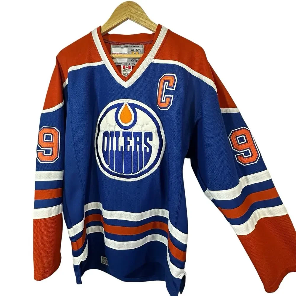 Wayne Gretzky Edmonton Oilers CCM Vintage Hockey Jersey Size 50 (Large) Adult - Picture 2 of 16